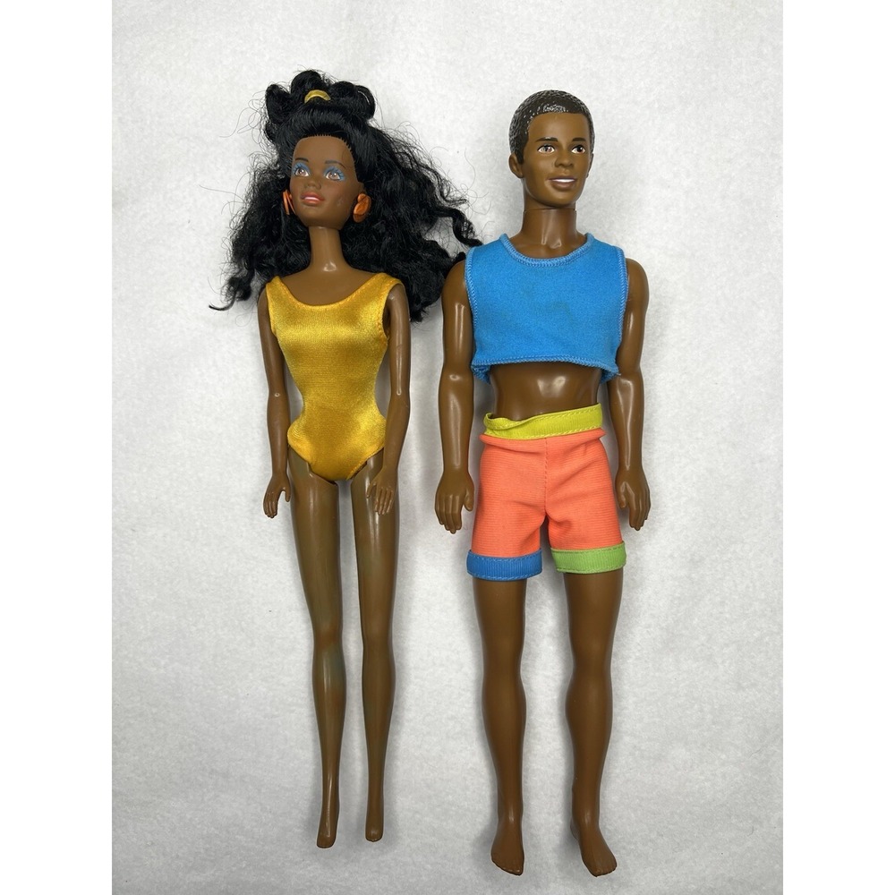 Vintage Wet 'n Wild Steven & Sun Sensation Christie Barbie Dolls
